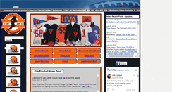 Desktop Screenshot of hoosfootball.com